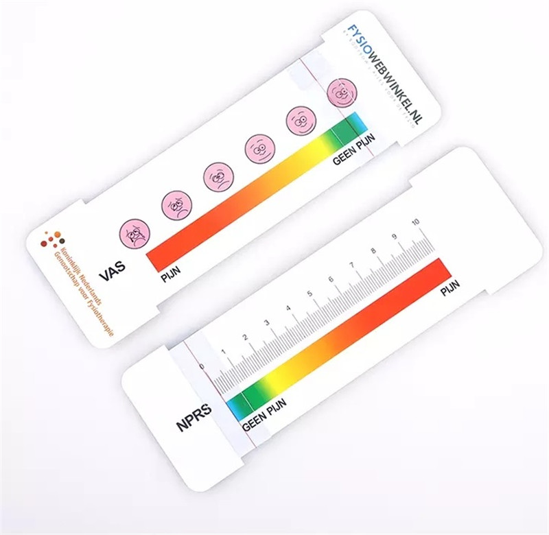 Nursing Professional Pvc Flexible Plastic Medical Vas Pain Score Scale Ruler 