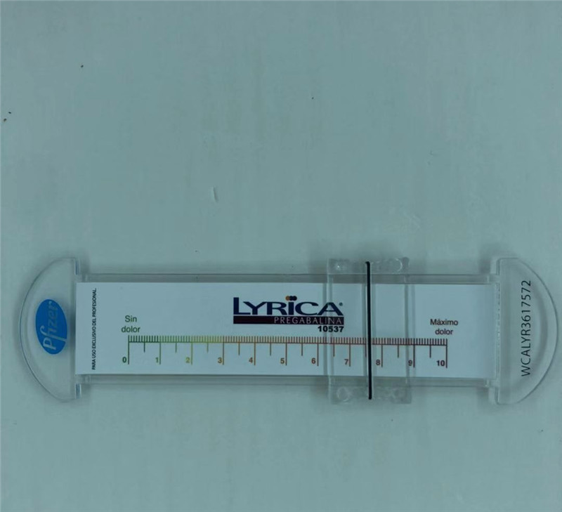  Pvc Plastic Medical Pain Assessment Ruler  