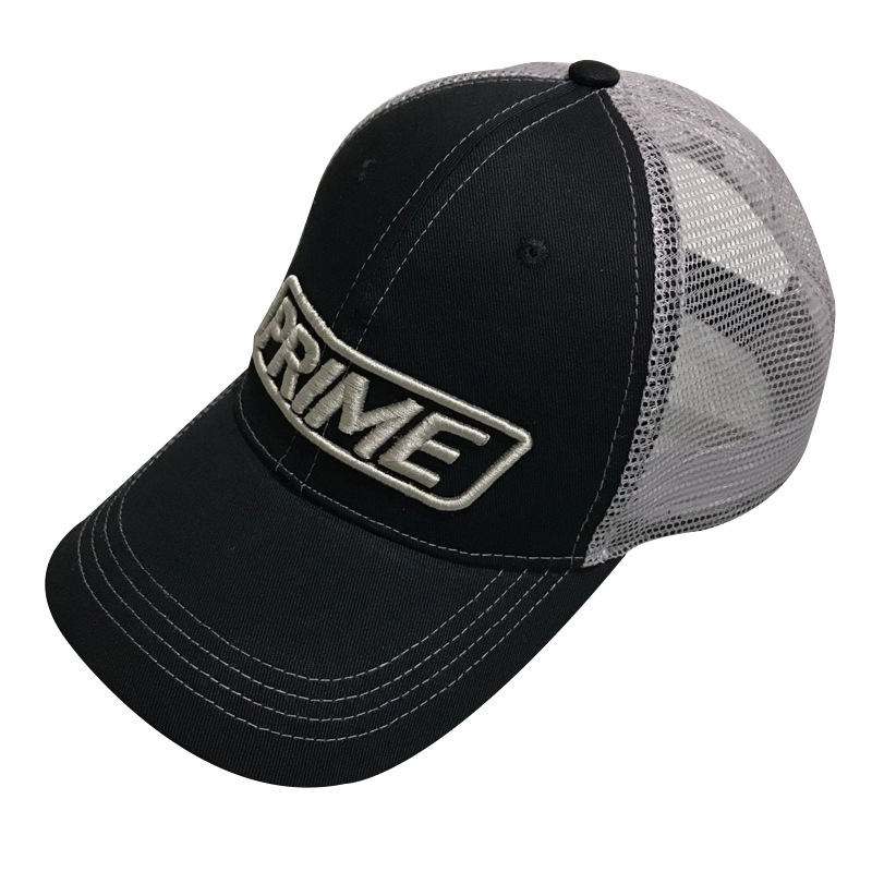 3D Embroidery logo  6 Panel Mesh Back Cap