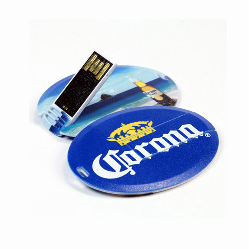 Round Card Shape USB Flash Drive  