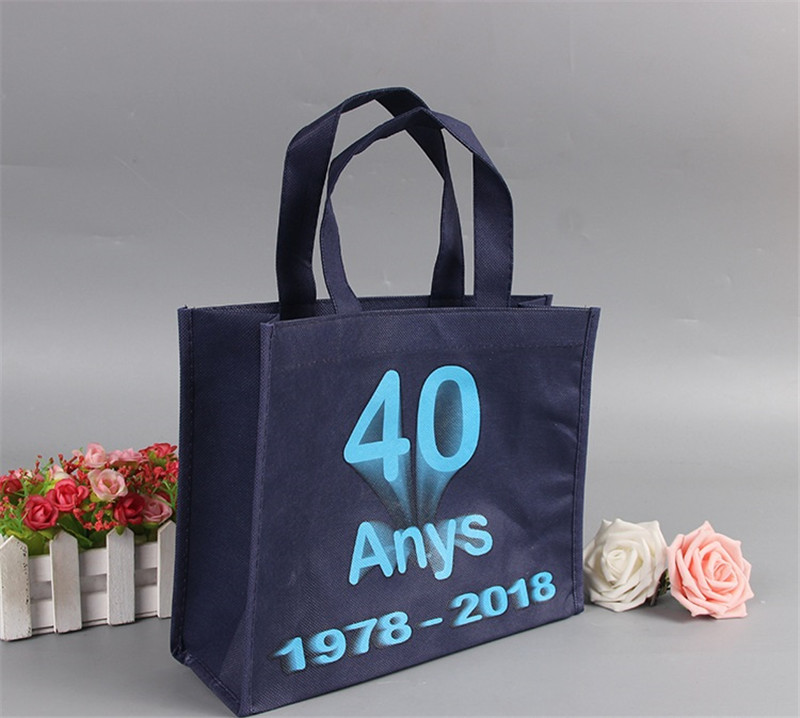 Horizontal type Non Woven Tote Shopping Bag 