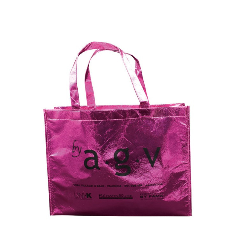 Horizontal Type Laminated PP Non Woven Tote Shopping Bag 