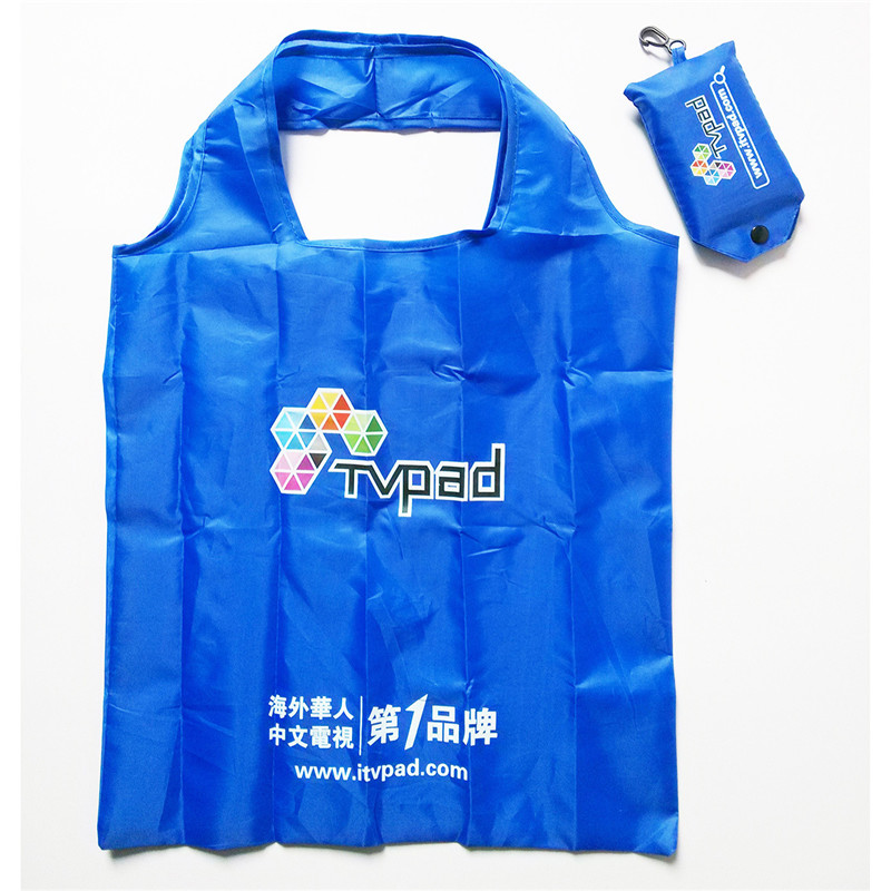 Cartoon  Folded Polyester Shopping Bag 