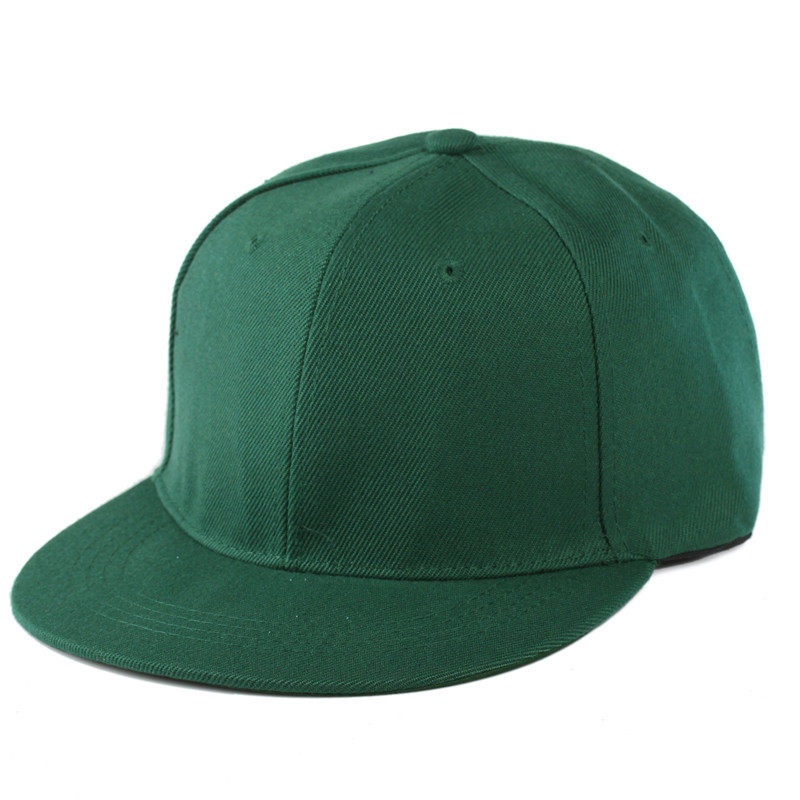  6 Panels Flat Brim Hip-hop Hat  