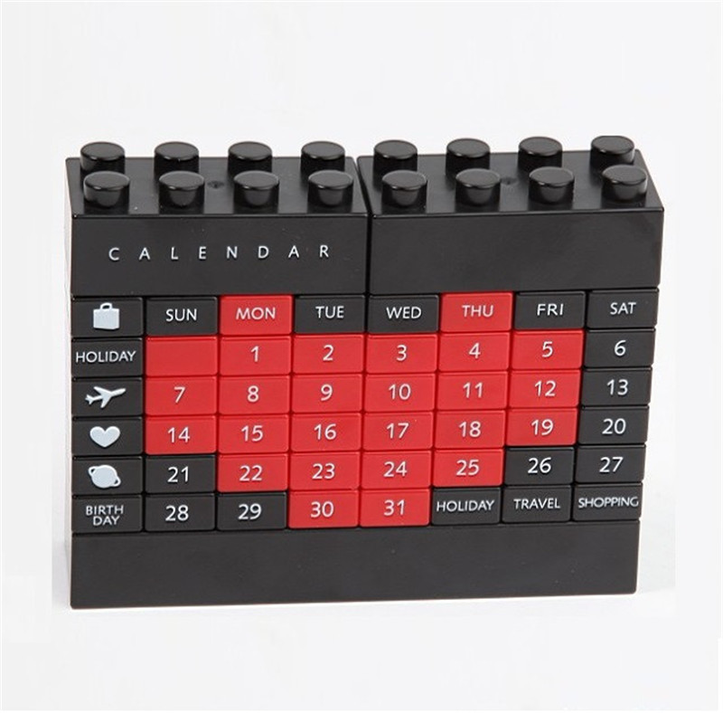 ,Plastic puzzle DIY calendar