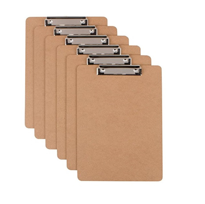 6Packs/box Letter Size MDF Clipboard 