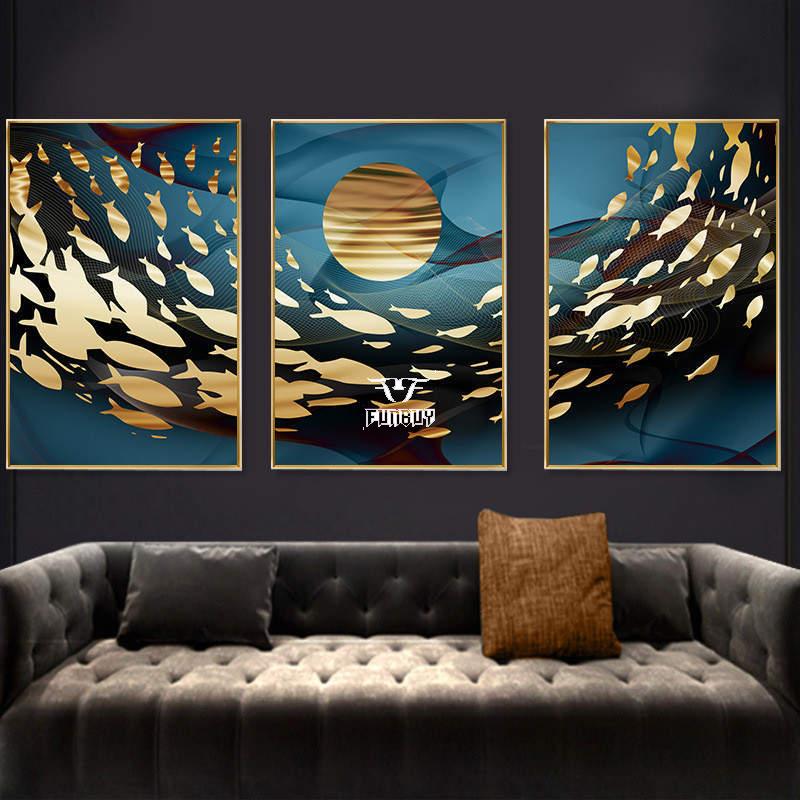 2019 New Product  Full color UV printing MDF living room home decoration picture    