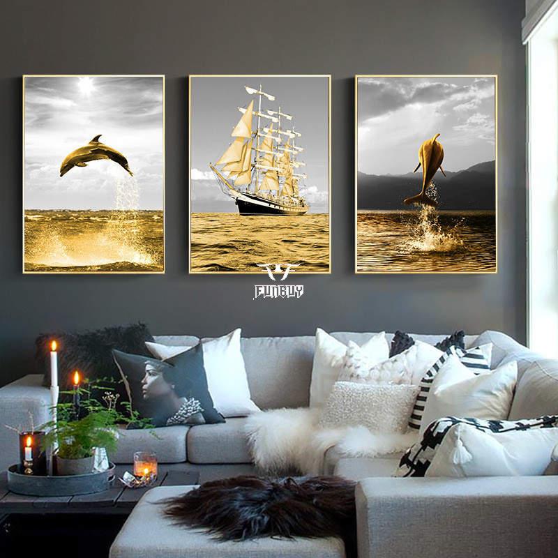 2019 New Product  Full color UV printing MDF living room home decoration picture    