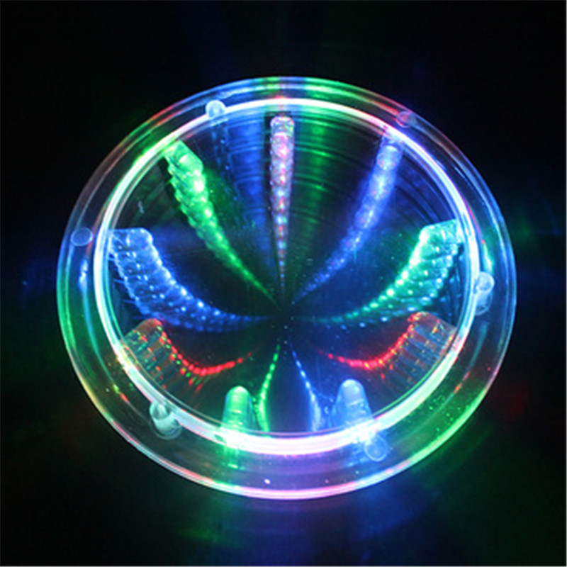 Promotional Led Drinking Coaster Flashing Light Up Led Coaster With Custom Logo 